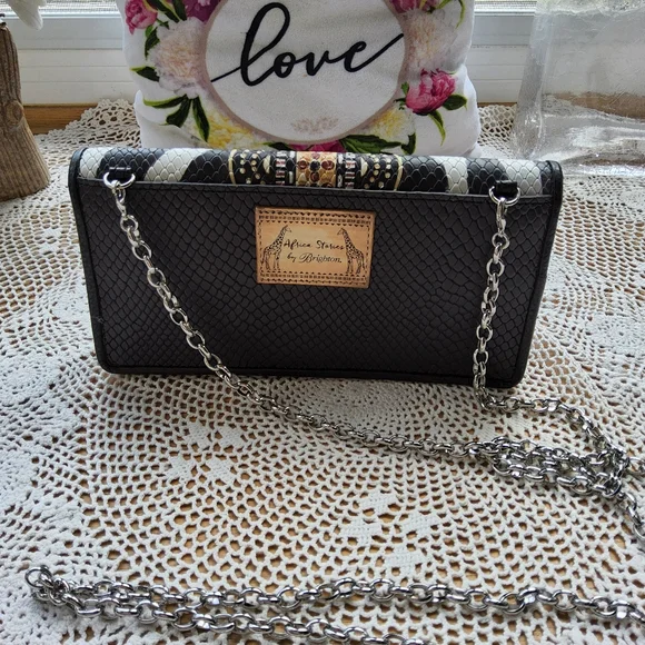 Brighton Africa Stories Wallet Crossbody H36653 - Picture 3 of 12